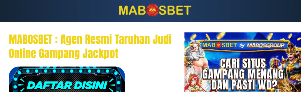 Akses Link Alternatif Mabosbet dengan Panduan Daftar dan Login yang Tepat